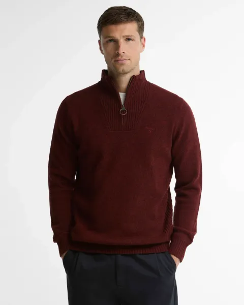 BARBOUR Essential Quarter-Zip Jumper