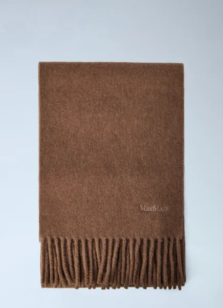 Max Mara Fringed Wool Scarf