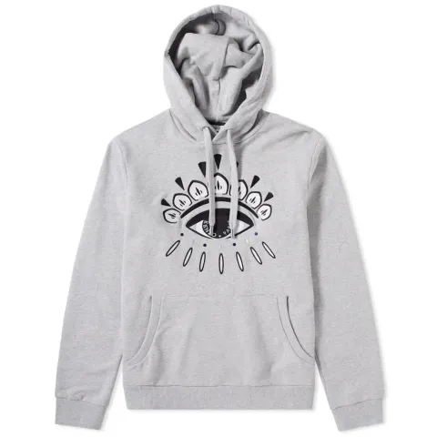 Eye Embroidered Popover Hoody
