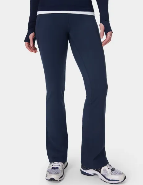 Sweaty Betty Power High Waisted Bootcut Leggings Navy