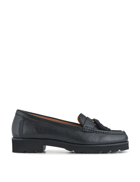 Jones Bootmaker Patent Leather Tassel Loafers