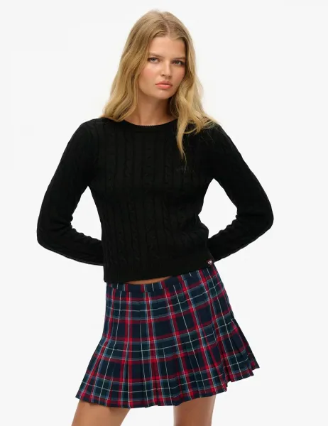 Superdry & Co Cable Knit Crew Neck Jumper