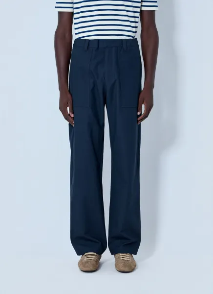 Wide-Leg Tailored Trousers