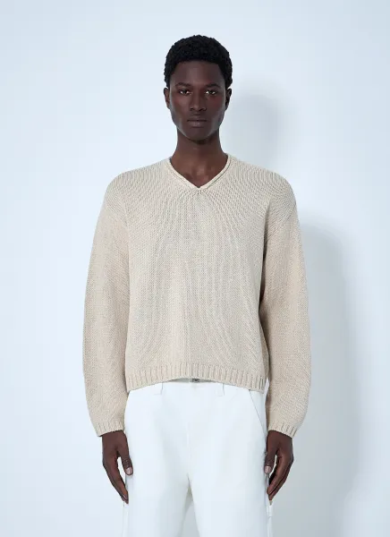 V-neck Knit Sweater