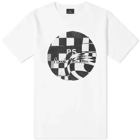 Checked Circle Logo Tee