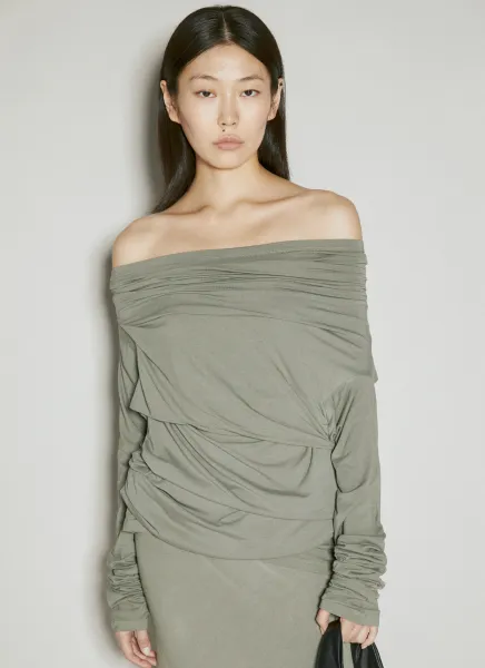 Bound Long Sleeve Top