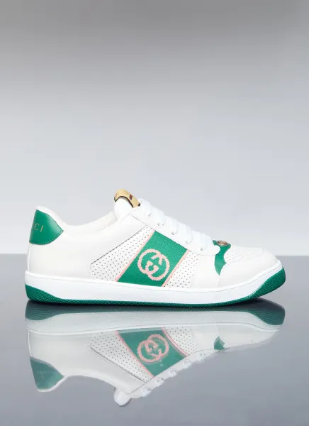 Interlocking G Leather Sneakers