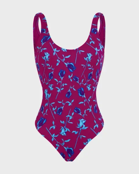 Vilebrequin Women Low-back Swimsuit One-piece Roses