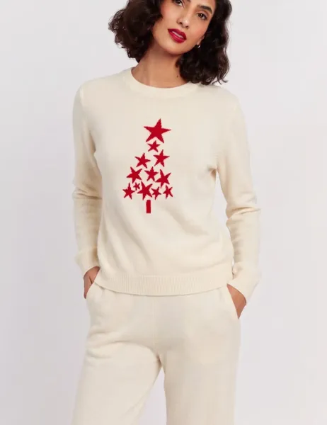Chinti & Parker Wool Cashmere Intarsia Crew Neck Jumper
