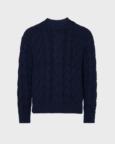 Vilebrequin Men Cable-knit Cotton Sweater