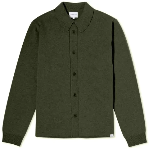 Martin Merino Lambswool Button Polo