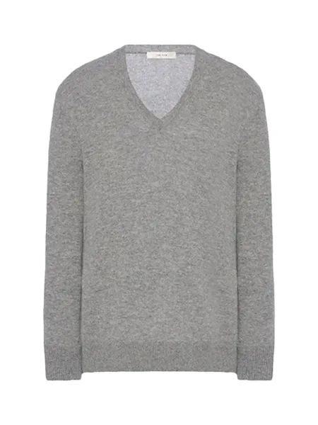 The Row Phora Top L. Grey Mel