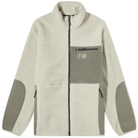 Borg Panel Fleece Jacket