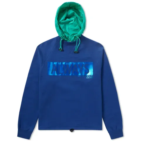 Always Metallic Logo Hooded Sweat