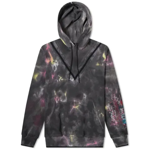Tie Dye Varsity Popover Hoodie