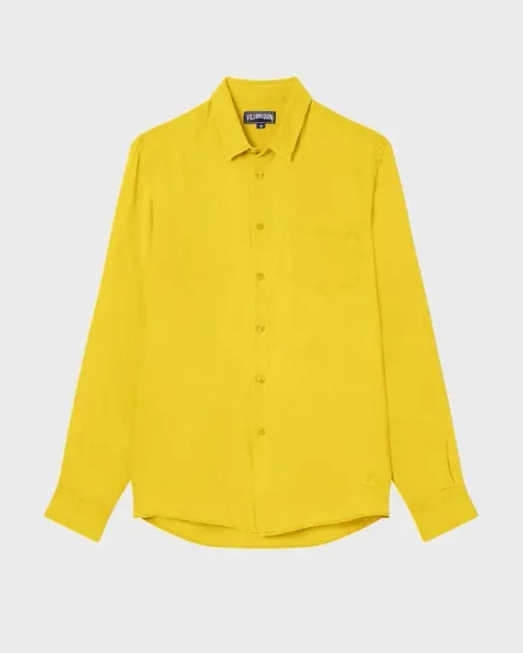 Vilebrequin Men Linen Shirt Solid