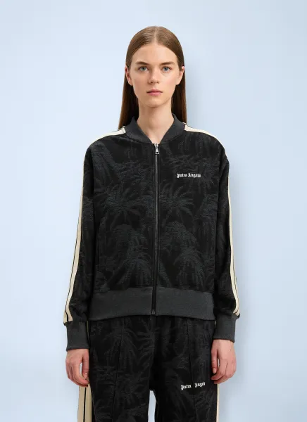 Palm Jacquard Track Jacket
