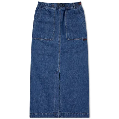 Denim Midi Skirt