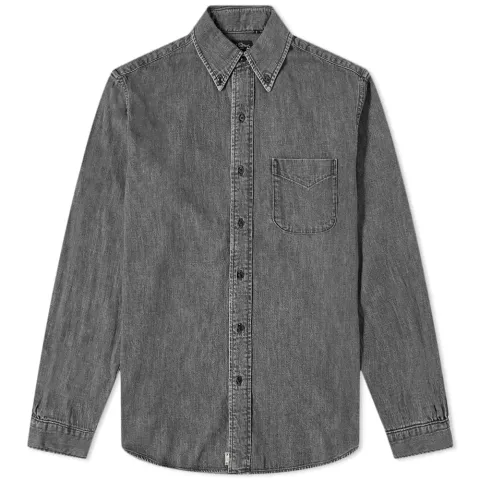 Denim Button Down Shirt