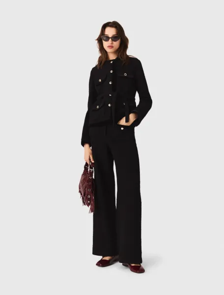 Long tweed jacket