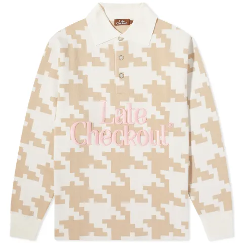 Houndstooth Camo Rugby Polo