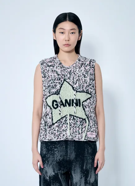 Graphic Wool Vest