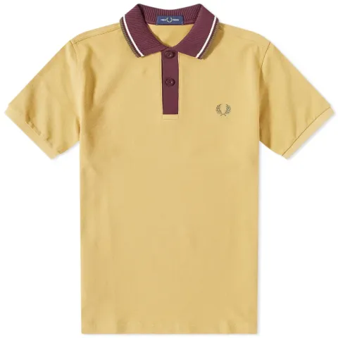 Knitted Collar Polo Shirt