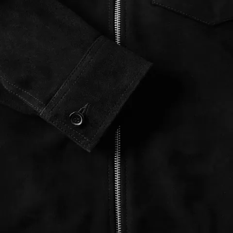 Suede Zip Shirt