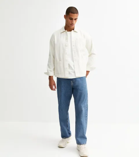 Men's Light Blue Straight Leg Alex Denim Jeans