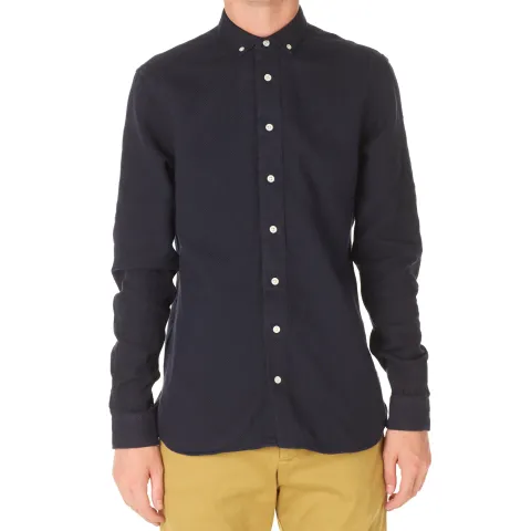 Button Down Herringbone Shirt