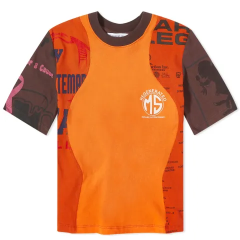 Regenerated Graphic Patchwork T-Shirt