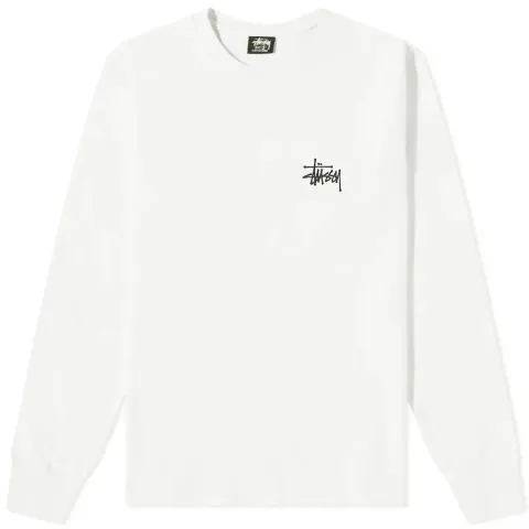 Long Sleeve Basic Stussy Pigment Dyed T-Shirt