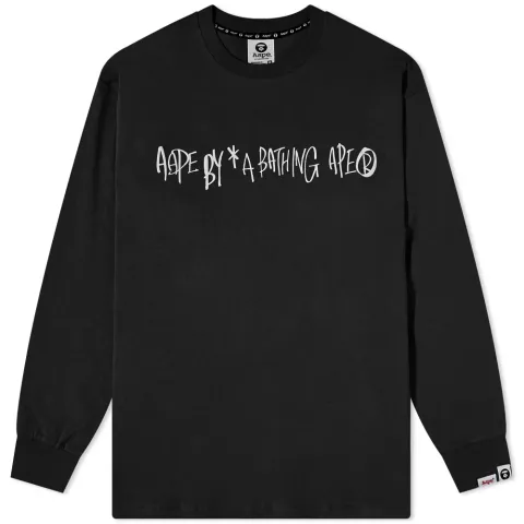 AAPE Long Sleeve Record Logo T-Shirt