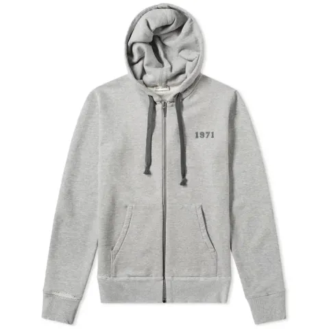 Printed Zip Hoody
