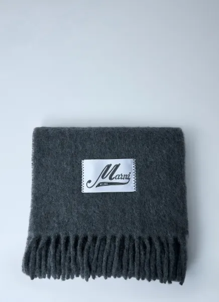 Fringed Wool Scarf