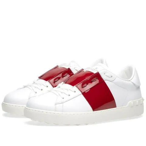 Open Low Top Patent Sneaker