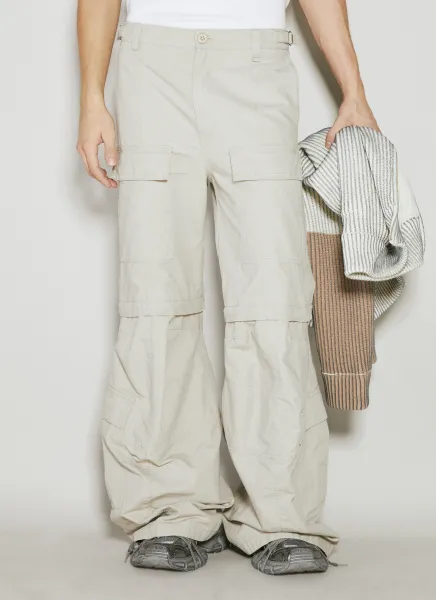 Flared Cargo Pants