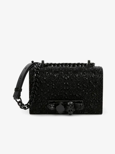 Crystal-embellished Mini Jewelled Satchel