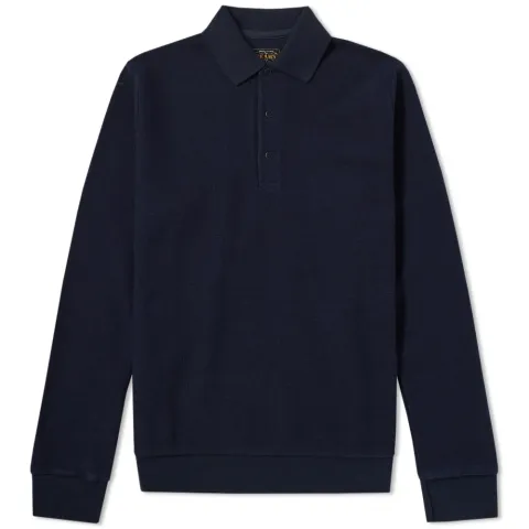 Long Sleeve Cotton Polo
