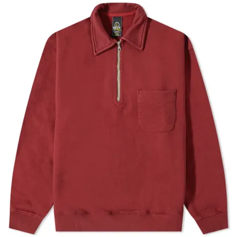 Collar Half Zip Sweat 002