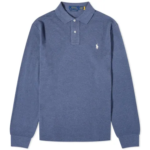 Long Sleeve Custom Fit Polo Shirt