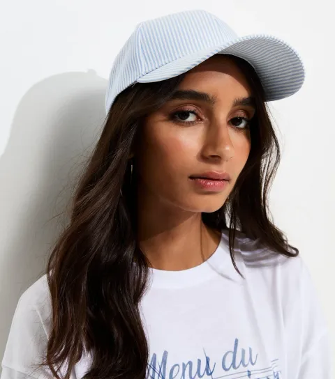 Blue Striped Cap