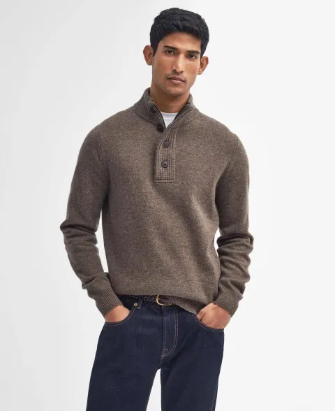 BARBOUR Essential Elbow Patch Jumper