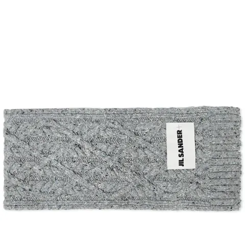 Plus Knitted Logo Scarf