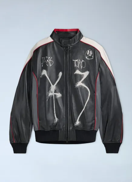 Y-3 x CHITO GFX Leather Jacket