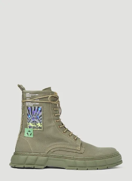 1992 Upcycled Canvas Boots