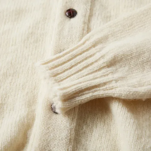 Jamieson's of Shetland Elbow Patch Shawl Collar Cardigan