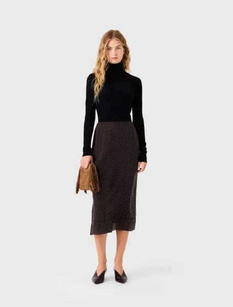Maje Second-skin high-neck jumper