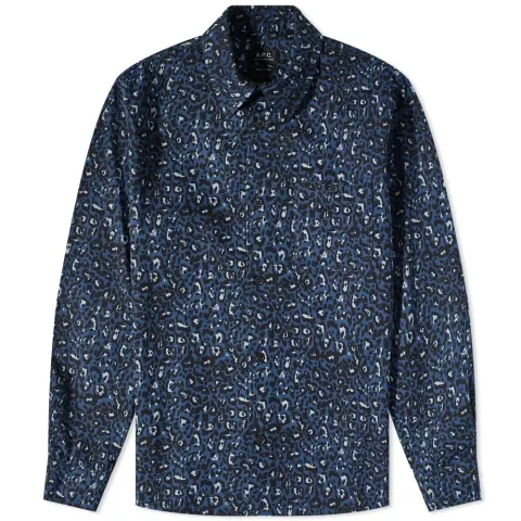 A.P.C. Mathys Animal Print Overshirt