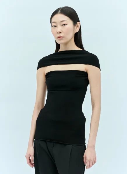 Slip-Through Knit Top